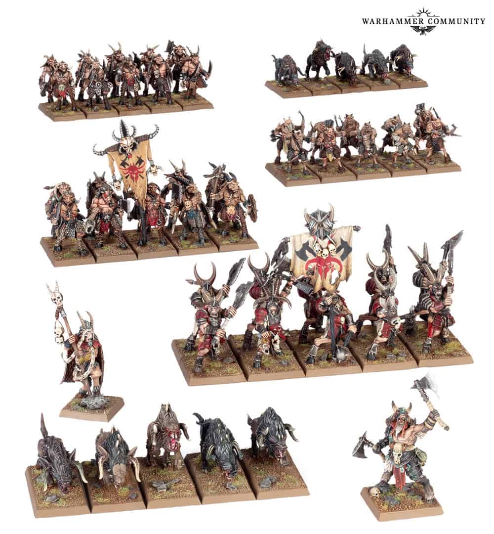 BEASTMEN BRAYHERDS: BATTLE MARCH ARMY