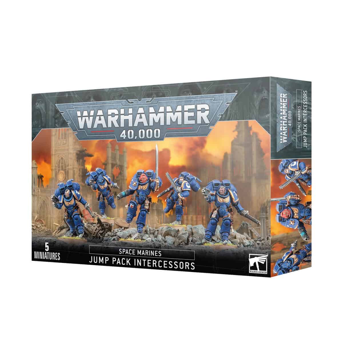 Space Marines: Intercesores de Asalto con Propulsor de Salto