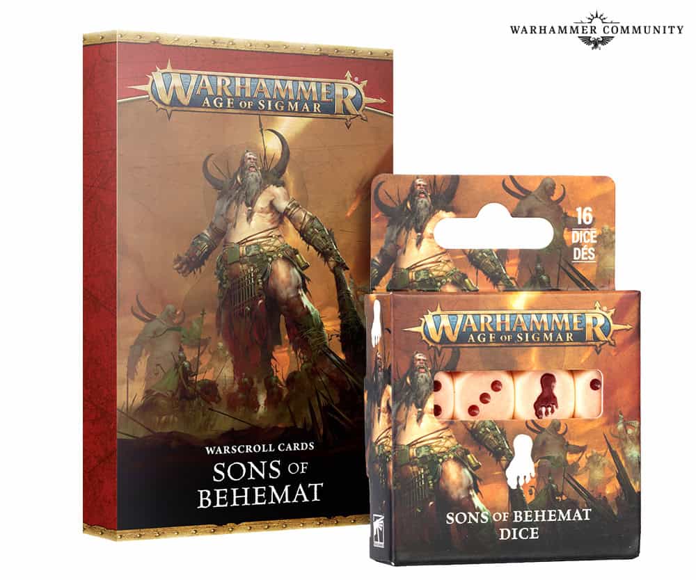 WARSCROLL CARDS: SONS OF BEHEMAT (ENG)