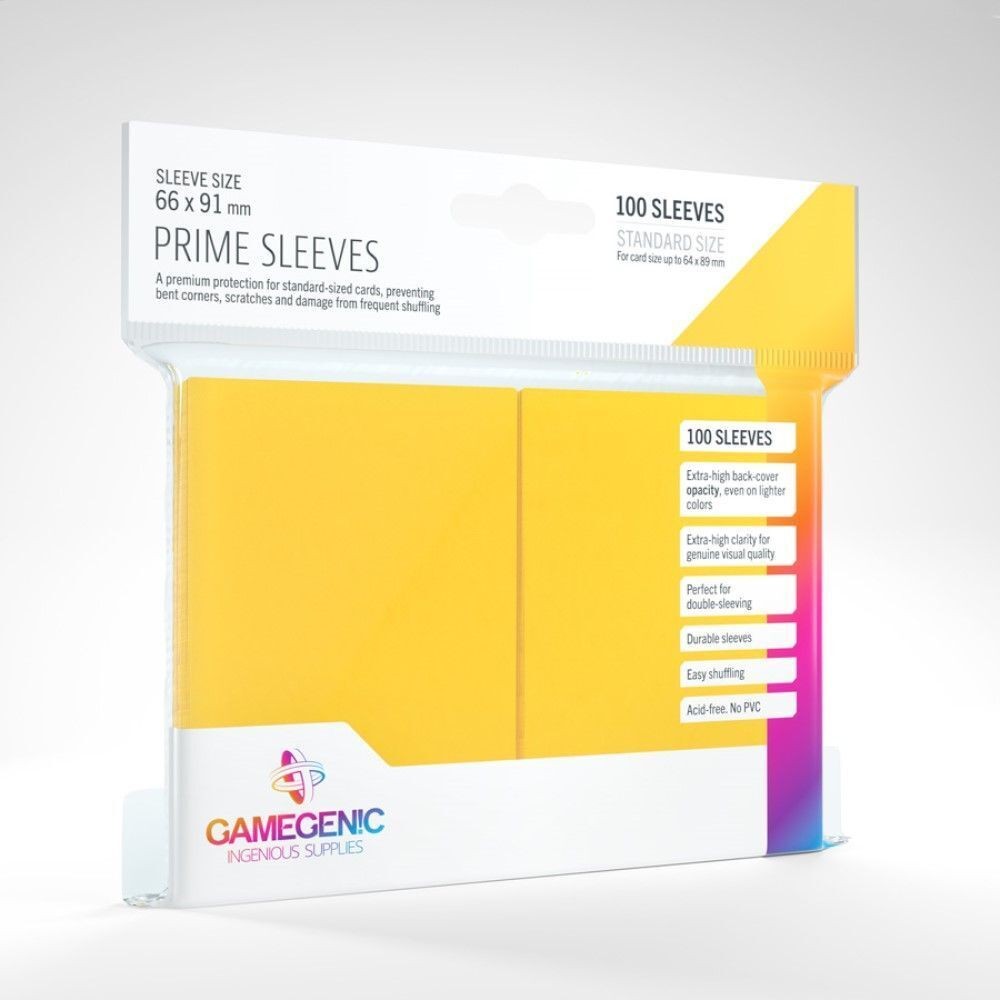 Gamegenic Prime Sleeves Amarillo (100)